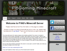 Tablet Screenshot of mc.f16gaming.com